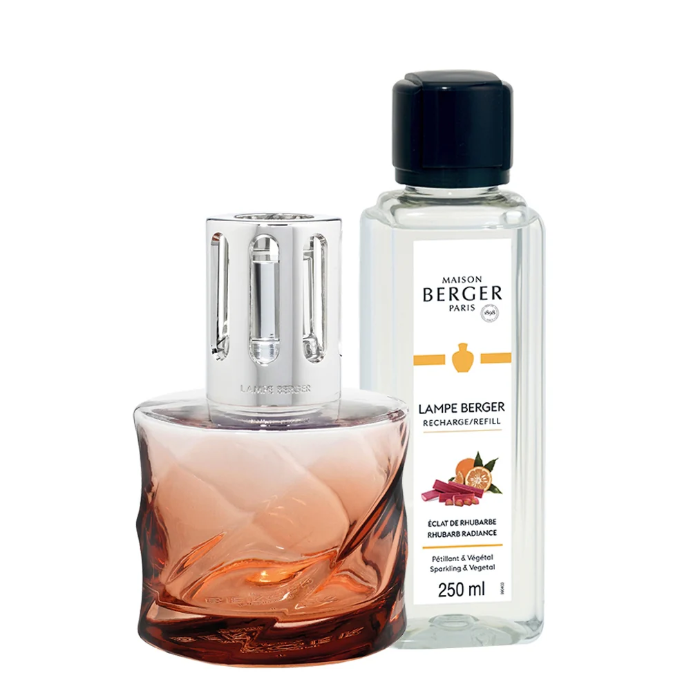 Maison Berger Paris Spirale Rosa Ambrato+Ricarica Eclat de Rhubarbe 250 ml Set V3 - Image 2