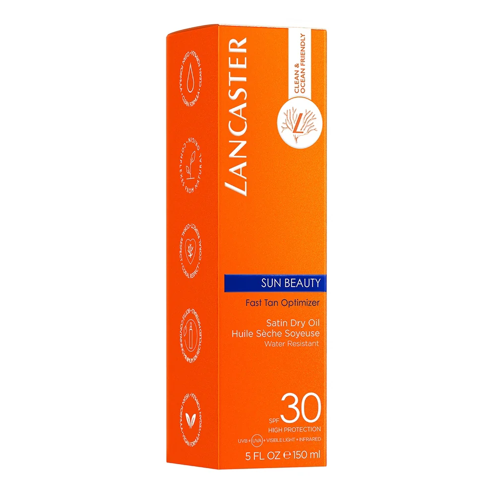 Lancaster Sun Beauty Fast Tan Optimizer Satin Dry Oil Spf30 - Image 4