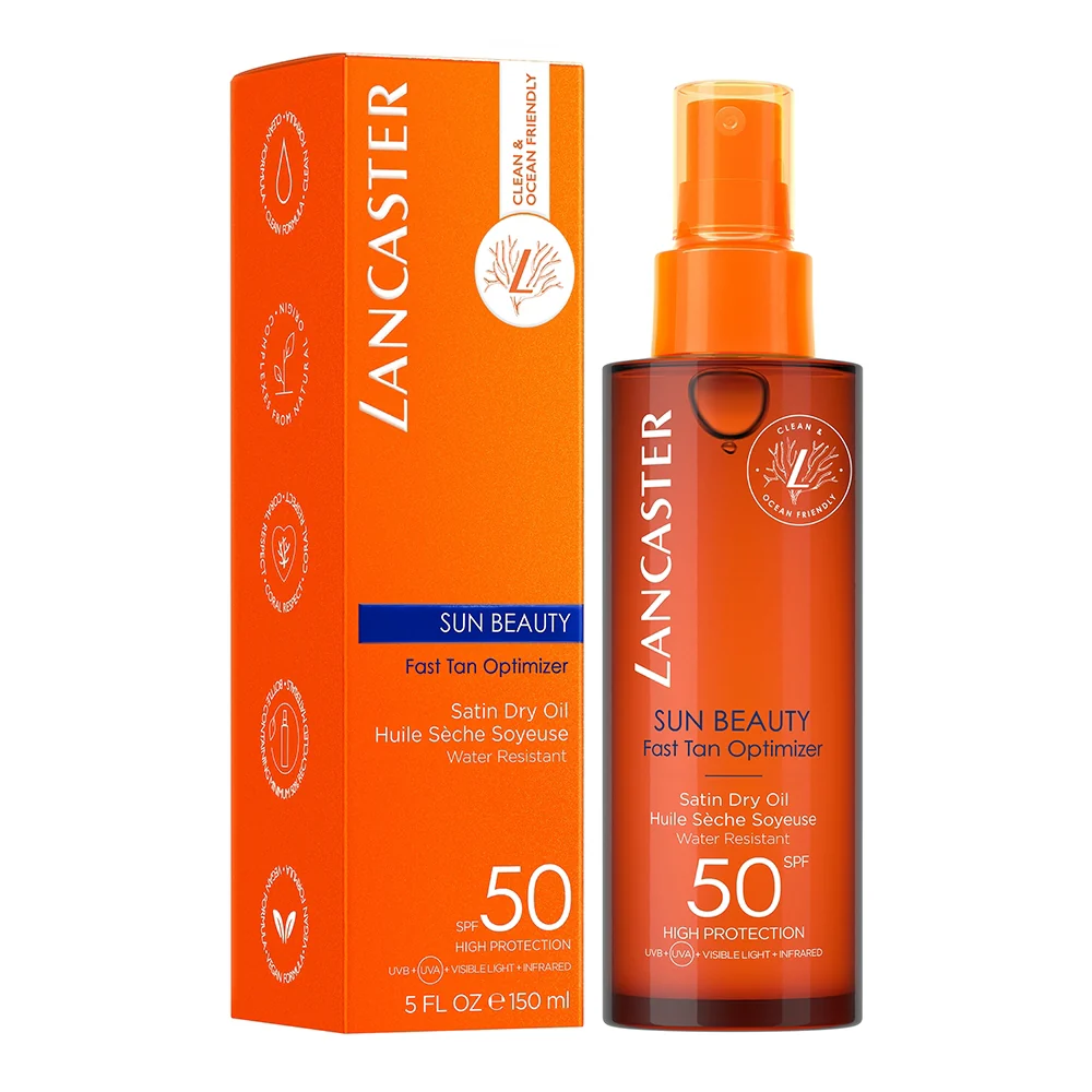 Lancaster Sun Beauty Fast Tan Optimizer Satin Dry Oil Spf50 - Image 4