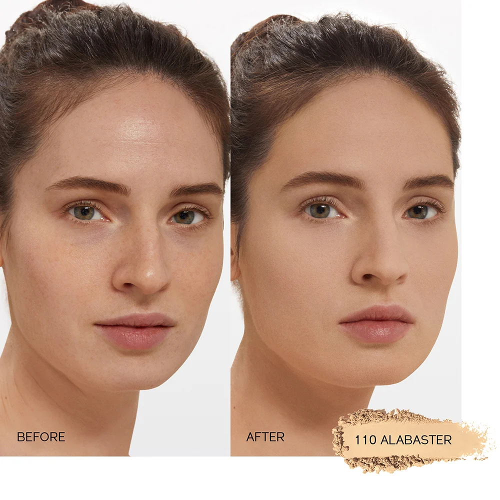 Shiseido SYNCHRO SKIN SELF-REFRESHING CUSTOM FINISH POWDER FOUNDATION 110 Alabaster - Image 3