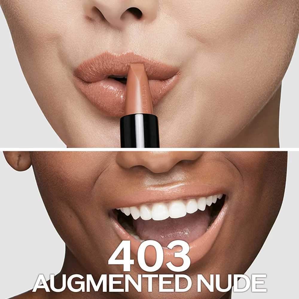 Shiseido TechnoSatin Gel Lipstick 403 Augmented Nude - Image 3