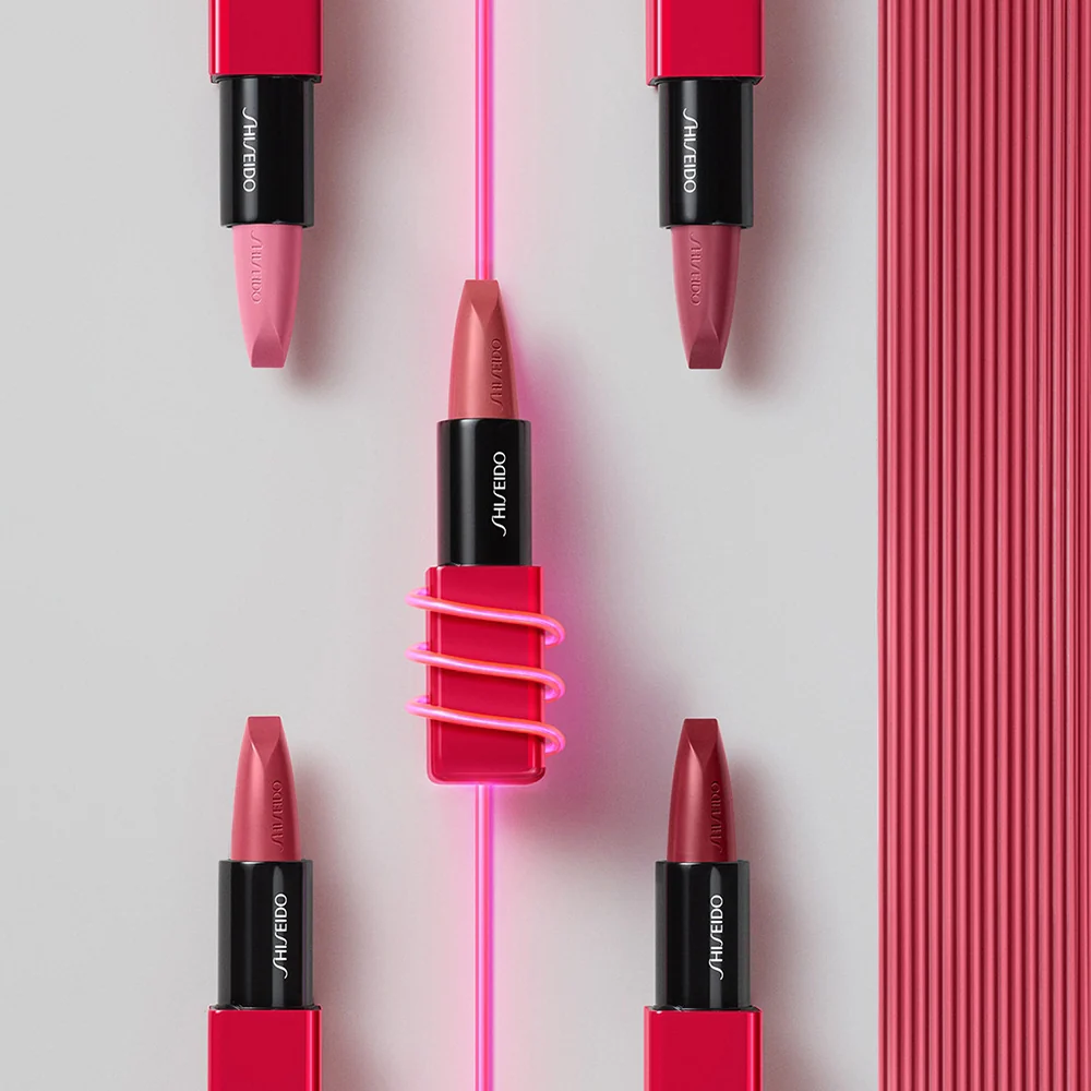Shiseido TechnoSatin Gel Lipstick 415 Short Circuit - Image 5