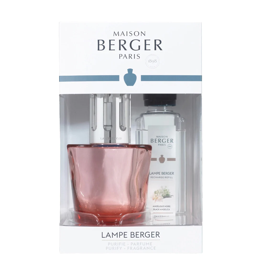 Maison Berger Paris Terra Rouge+Ricarica Angélique noire 250 ml Set V1