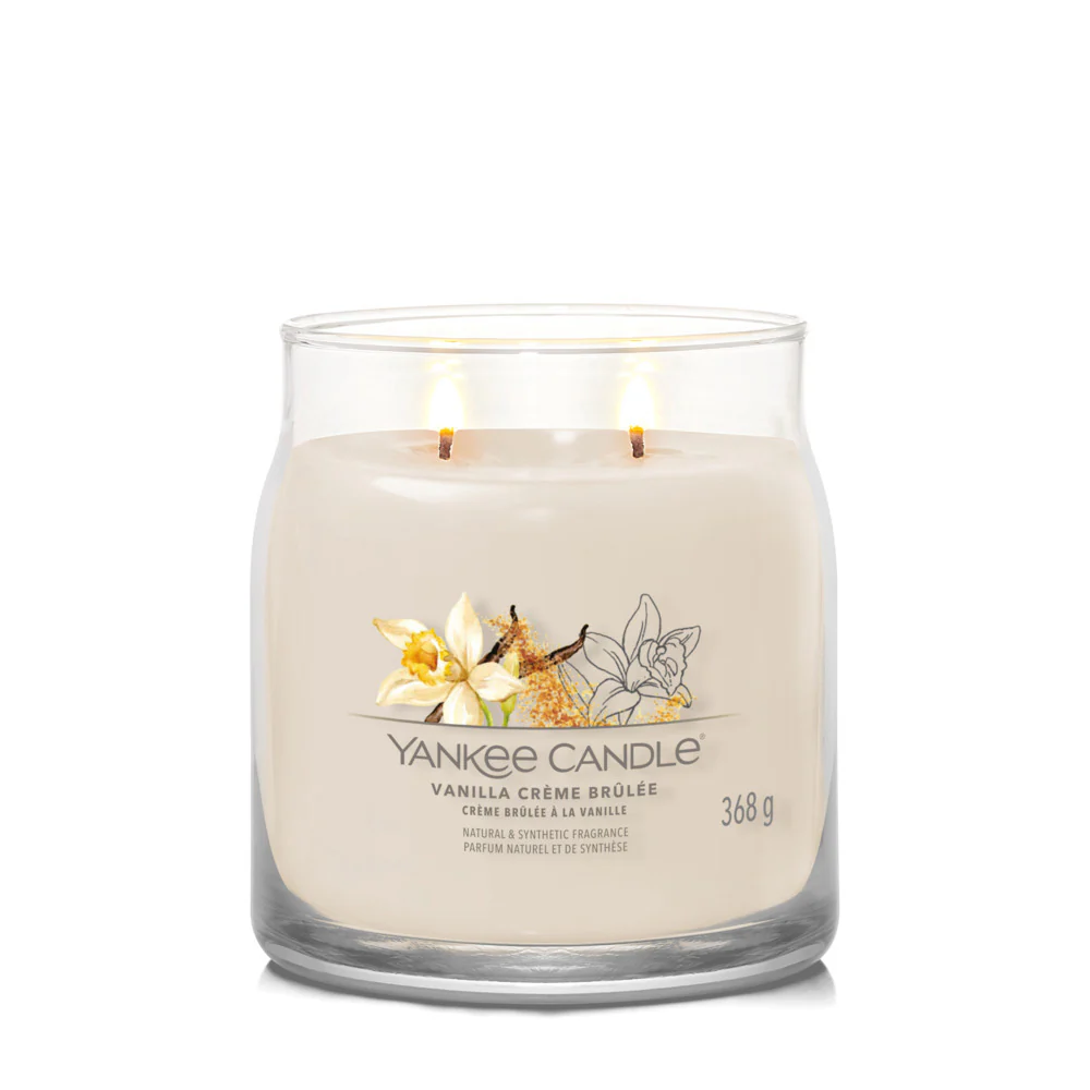 Yankee Candle Vanilla Crème Brulee Signature Media la Crème Brulee Signature - Image 2