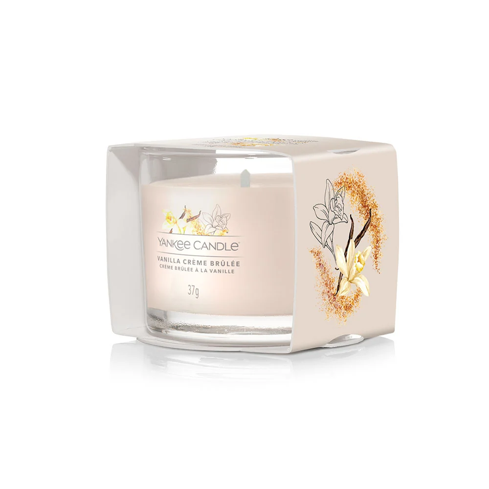 Yankee Candle Vanilla Crème Brulee Votive a Crème Brulee - Image 2