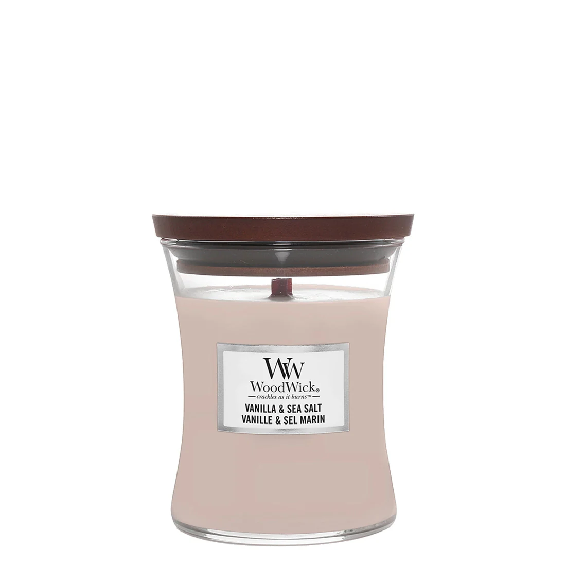 Woodwick Vanilla & Sea Salt Media la & Sea Salt