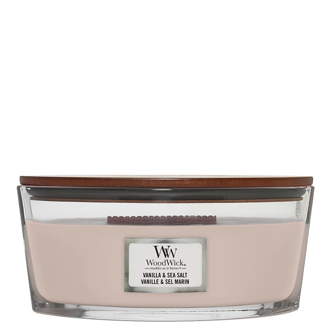 Woodwick Vanilla & Sea Salt Ellipse  & Sea Salt