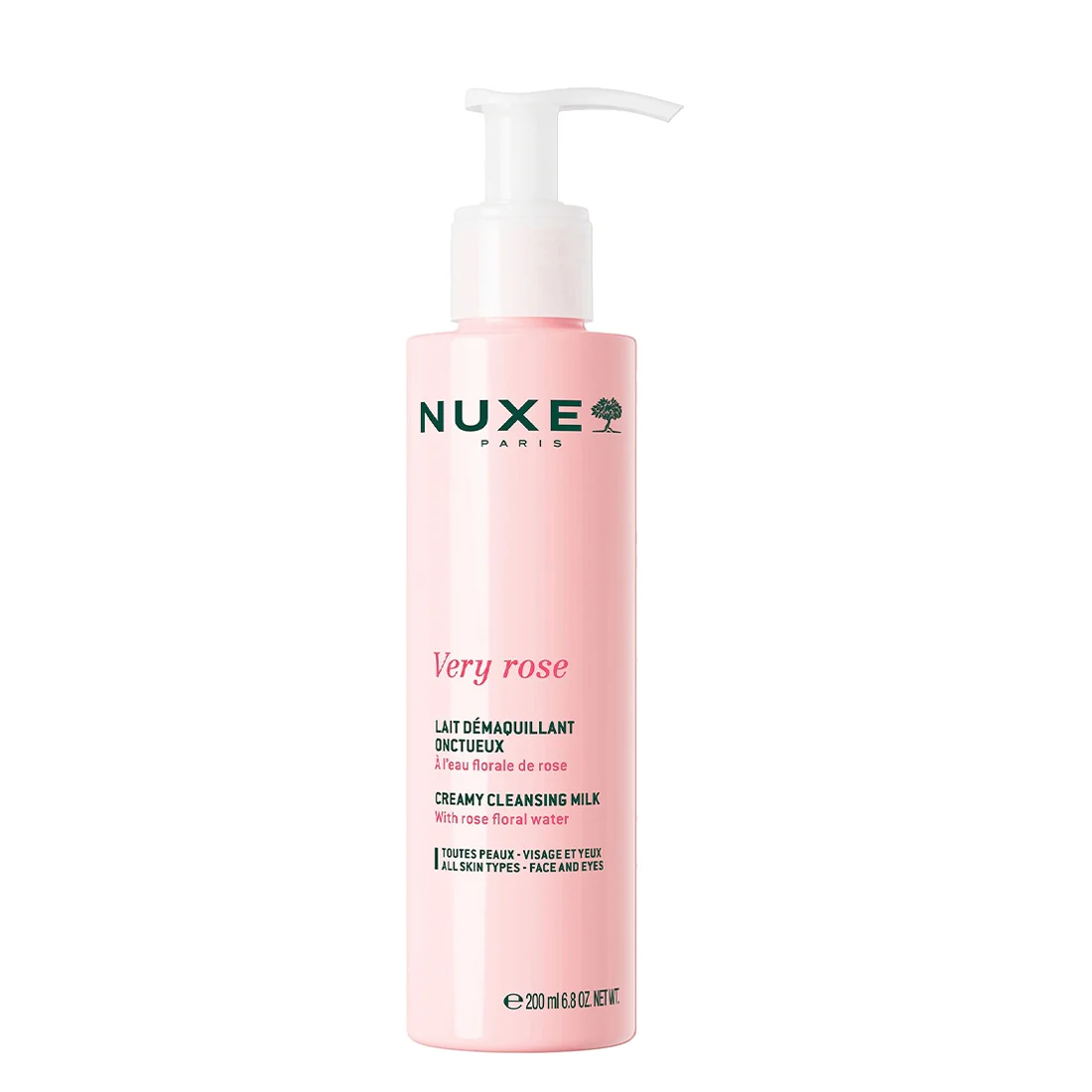Nuxe Very Rose Lait Démaquillant Onctueux 200 ml