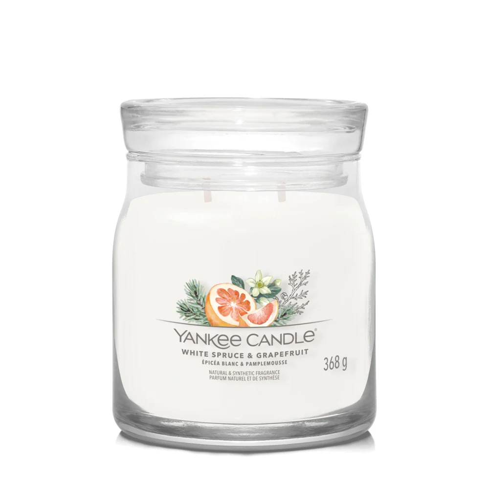 Yankee Candle White Spruce & Grapefruit Media  Spruce & Grapefruit - Image 2