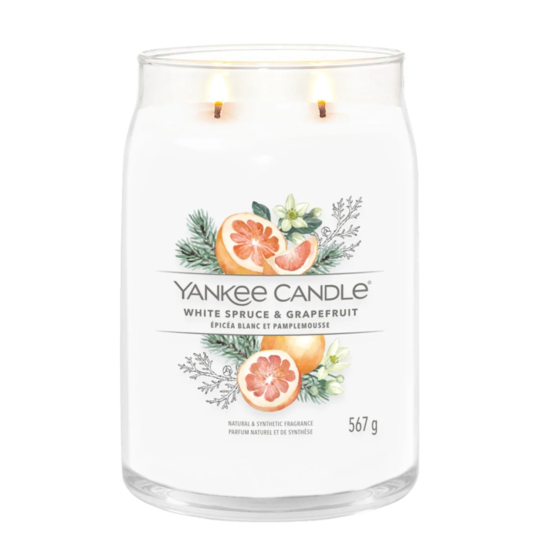 Yankee Candle White Spruce & Grapefruit Grande Spruce & Grapefruit