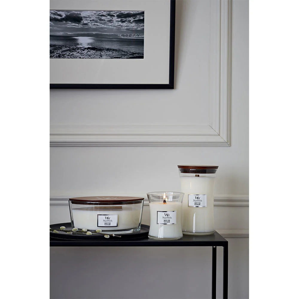 Woodwick White Teak Piccola eak - Image 2